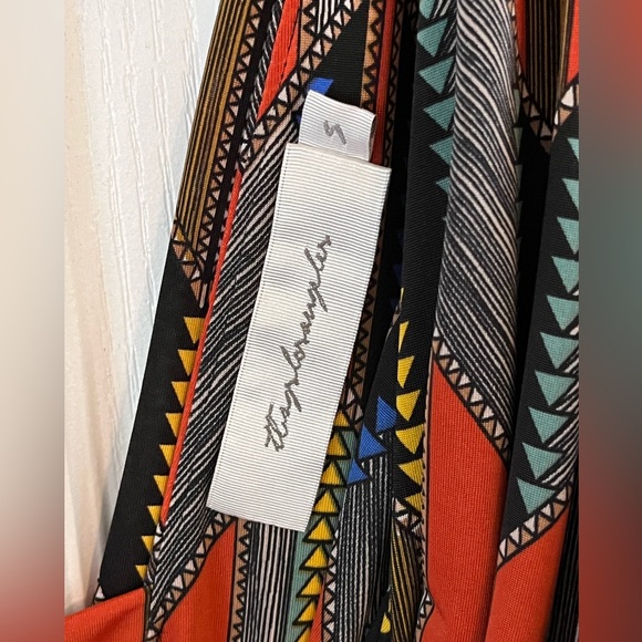 T-Bags Los Angeles Long Sleeve Knot Dress Bodycon Mini Size Small EUC Revolve - Picture 8 of 16